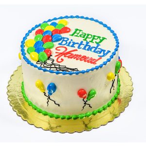 كعكة بالونات عيد ميلاد