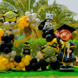 Graduation Round Background